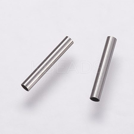 Tarnish Resistant 304 Stainless Steel Tube Beads LS-X-STAS-P161-01-10mm-1