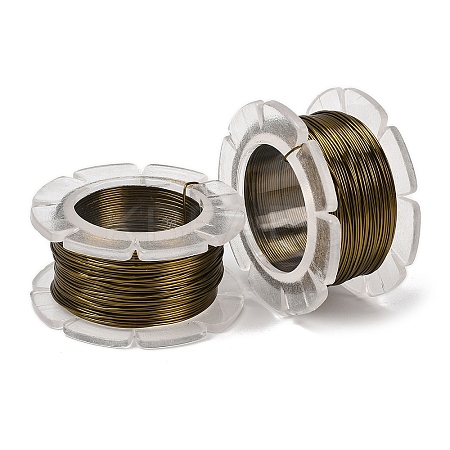 2 Rolls Round Copper Craft Wire CWIR-YW0001-05F-1