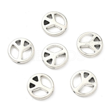 Tibetan Style Alloy Beads TIBEB-A14187-AS-RS-1
