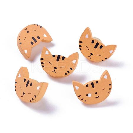 Painted Cat Buttons NNA0Z4D-1