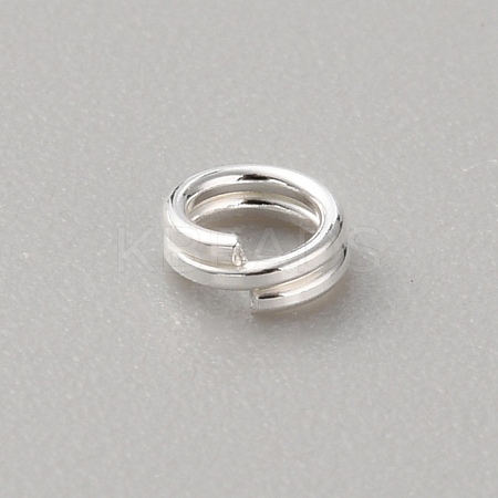 925 Sterling Silver Split Rings STER-WH0011-28S-03-1