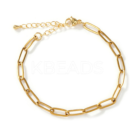 Brass Paperclip Chain Bracelets PO5191-2-1