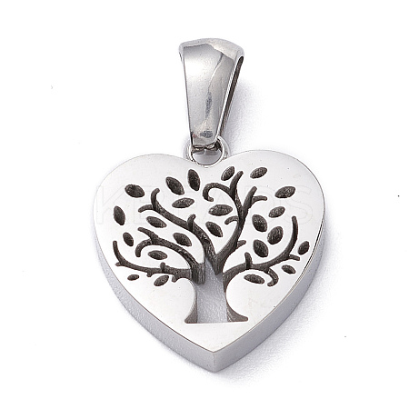 Non-Tarnish 304 Stainless Steel Pendants LS-STAS-F253-04P-A-1