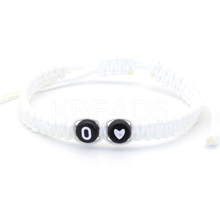 Resin Beads Braided Bead Bracelets FS-WG7326D-15-1