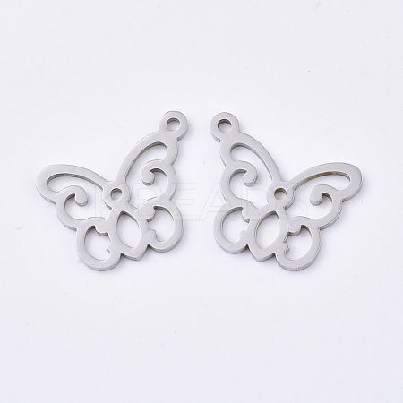 Tarnish Resistant 201 Stainless Steel Pendants STAS-T045-42P-1