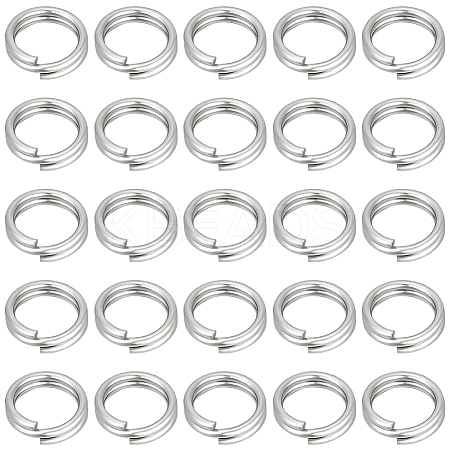 400Pcs 304 Stainless Steel Split Rings STAS-BBC0006-16B-1