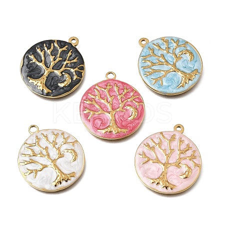 304 Stainless Steel Pendants STAS-N108-111G-1