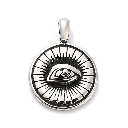 316 Surgical Stainless Steel Pendants STAS-A123-17AS-1