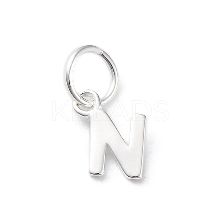 925 Sterling Silver Letter Charms LS-STER-C012-01S-N-1