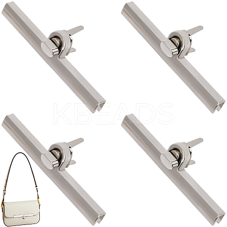4Pcs Zinc Alloy Twist Bag Lock Purse Catch Clasps PURS-CP0001-03P-1