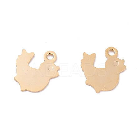 201 Stainless Steel Charms STAS-B001-41G-1