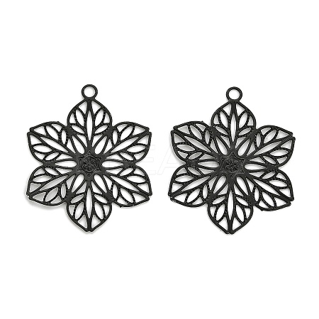 Spray Painted 430 Stainless Steel Pendants STAS-Z116-10-1