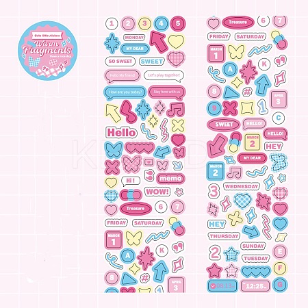 PET Plastic Stickers DIY-H168-01A-1