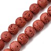 Dyed Synthetic Lava Rock Beads Strands GG-CBAAE19-06B-07-5