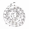 Non-Tarnish 201 Stainless Steel Heart & Oval Link Chains STAS-N092-116-2