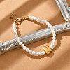 Plastic Imitation Pearl Beads Bracelets for Women BJEW-M056-11G-3
