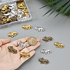 60Pcs Tibetan Style Zinc Alloy Pendants FIND-GA0008-12B-3