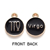 Alloy Enamel Pendants ENAM-SZ0001-28C-B-2