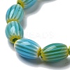 Handmade Millefiori Lampwork Beads Strands LAMP-F035-12H-3