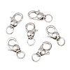 Tarnish Resistant 304 Stainless Steel Swivel Lobster Claw Clasps X-STAS-R065-10-3