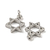 Rack Plating Brass Micro Pave Cubic Zirconia Pendants KK-A200-17P-2