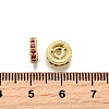 Brass Micro Pave Cubic Zirconia Beads KK-C106-24B-01-2