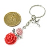 Resin & Alloy & Glass Keychain KEYC-MZ00015-5