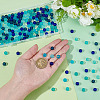 5 Colors Transparent Glass Beads Sets FGLA-PH0001-11B-01-3