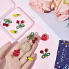 12Pcs 3 Styles Glass Seed Beaded Pendants GLAA-SC0003-3