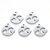 Non-Tarnish 201 Stainless Steel Pendants STAS-N092-18-1