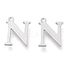 Tarnish Resistant 304 Stainless Steel Charms STAS-H112-N-P-1