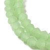 Imitation Jade Frosted Glass Bead Strands LS-EGLA-A039-J4mm-MD01-3