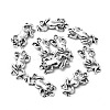 Tibetan Style Pendant Rhinestone Settings TIBE-R184-AS-LF-3