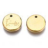 316 Surgical Stainless Steel Charms STAS-S116-418L-G-3