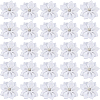 100Pcs Polyester Rhinestone Flower for Ornament Appliques DIY Wedding FIND-SP0004-90-1