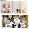 Acrylic Earring Display Stands EDIS-WH0029-15A-WH-6