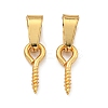 304 Stainless Steel Screw Eye Pin Peg Bails STAS-R233-01B-G-1