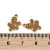 Vegetables 304 Stainless Steel Enamel Charms STAS-C137-02B-G-3