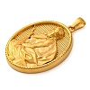 Religion Golden Tone 304 Stainless Steel Pendants STAS-K289-01G-07-2