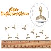 10Pcs Brass Micro Pave Cubic Zirconia Pendant ZIRC-SZ0001-60-2