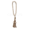 Handmade Wood Beads Door Hanging Ornaments HJEW-JM02971-2