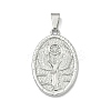 Religion Theme 304 Stainless Steel Pendants STAS-F336-06E-P-1