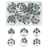 18Pcs 6 Styles Tibetan Style  Alloy Pendants FIND-CJ0002-10-1