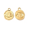 Ion Plating(IP) 304 Stainless Steel Pendants STAS-L268-022G-1