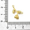 Brass Micro Pave Cubic Zirconia Beads KK-D295-11G-3