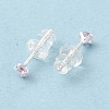 Cubic Zirconia Diamond Stud Earrings LS-STER-M105-01A-S-4