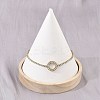 304 Stainless Steel Cup Chains Bracelets for Women BJEW-D364-01B-G-2