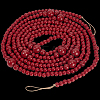 Round Wooden Beaded Garland for Christmas Tree Decoration AJEW-WH20019-63-6