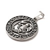 304 Stainless Steel Pendants STAS-C084-01F-AS-2