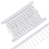 2.5 Yards Acrylic Beads Fringe Tassel Lace Trim Ribbon OCOR-HY0002-36-1